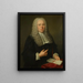 Willem Sautijn 1703-1743 Amsterdam Alderman - Jean Fournier — framed artwork on a wall