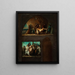 Fuite en Égypte et mise au tombeau - Jean François Gigoux — framed artwork on a wall
