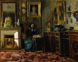 The salon of Madame de Balzac, rue de la Fortune - Jean François Gigoux — artwork view