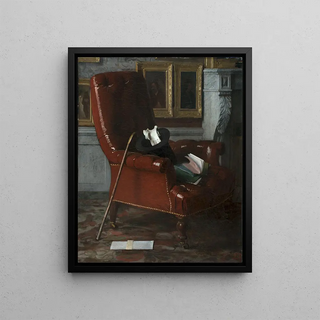 Jean Francois Gigoux - Un coin de salon chez le peintre.webp