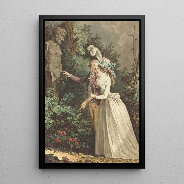 Ah laisse-moi donc voir - Jean François Janinet — framed artwork on a wall