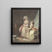 The Little Council - Jean François Janinet — framed artwork on a wall
