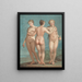 Les trois grâces - Jean François Janinet — framed artwork on a wall