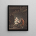 L'oiseau Privé - Jean François Janinet — framed artwork on a wall