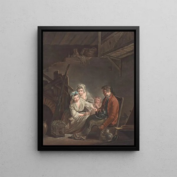 L'oiseau Privé - Jean François Janinet — framed artwork on a wall