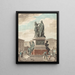 Project of a monument to be erected for the king - Jean François Janinet — framed artwork on a wall