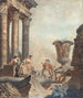 Vestiges d'un temple en Grèce - Jean François Janinet — artwork view