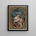 Zephyre and Flora - Jean François Janinet — framed artwork on a wall