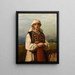 Reflection Painting - Jean François Portaels — framed artwork on a wall