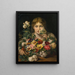 Gentle Flowers - Jean François Portaels — framed artwork on a wall