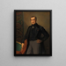 The Painter Paul Delaroche - Jean François Portaels — framed artwork on a wall