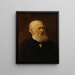 L'écrivain Hendrik Conscience - Jean François Portaels — framed artwork on a wall