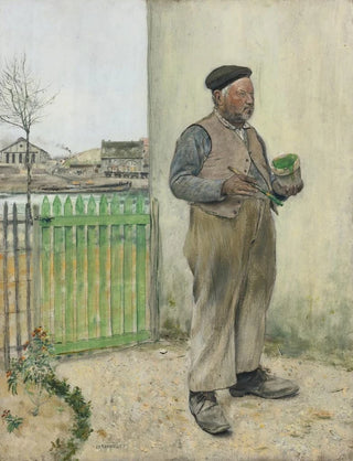Jean Franois Raffalli - Bonhomme venant de peindre sa barrire.webp