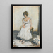 Woman at her toilette - Jean François Raffaëlli — framed artwork on a wall