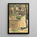 La Cuisinière au marché - Jean François Raffaëlli — framed artwork on a wall
