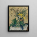 Nature morte aux fleurs et aux raisins - Jean François Raffaëlli — framed artwork on a wall