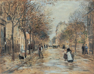 Rue à Asnières - Jean François Raffaëlli — artwork view