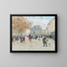 Le quai Malaquais à Paris - Jean François Raffaëlli — framed artwork on a wall