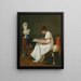 Portrait of an artist drawing after an antique - Jean François Sablet — framed artwork on a wall