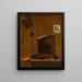 Trompe-l'œil with Palettes and Miniature - Jean François de Le Motte — framed artwork on a wall
