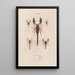 Insects collected in Africa and America Pl04 - Jean Gabriel Prêtre — framed artwork on a wall