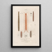 Insects collected in Africa and America Pl05 - Jean Gabriel Prêtre — framed artwork on a wall
