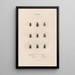 Insects collected in Africa and America Pl16 - Jean Gabriel Prêtre — framed artwork on a wall