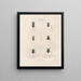 Insects collected in Africa and America Pl23 - Jean Gabriel Prêtre — framed artwork on a wall