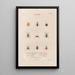 Insects collected in Africa and America Pl30 - Jean Gabriel Prêtre — framed artwork on a wall