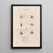 Insects collected in Africa and America Pl65 - Jean Gabriel Prêtre — framed artwork on a wall