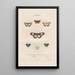 Insects collected in Africa and America Pl83 - Jean Gabriel Prêtre — framed artwork on a wall