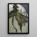 Landscape Symbolist Painting - Jean Goulden — framed artwork on a wall