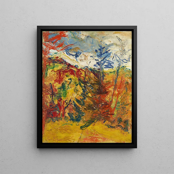 Landscape - Jean Hans Egger — framed artwork on a wall