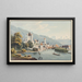 View of Thun - Jean Henri Baumann — framed artwork on a wall