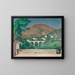 The parapet of Vence - Jean Hippolyte Marchand — framed artwork on a wall