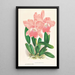 Cattleya Malouana - Jean Jules Linden — framed artwork on a wall