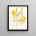 Coryanthes bungerothi - Jean Jules Linden — framed artwork on a wall