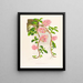 Dendrobium bracteosum - Jean Jules Linden — framed artwork on a wall