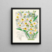 Dendrobium wardianum - Jean Jules Linden — framed artwork on a wall