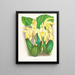 Lycaste costata painting - Jean Jules Linden — framed artwork on a wall