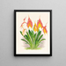 Masdevallia veitchiana - Jean Jules Linden — framed artwork on a wall