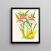 Miltonia blunti - Jean Jules Linden — framed artwork on a wall