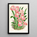 Odontoglossum Vexillarium - Jean Jules Linden — framed artwork on a wall