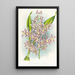 Odontoglossum odoratum var striatum - Jean Jules Linden — framed artwork on a wall