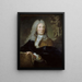 Portrait of Pierre Le Pautre - Jean Le Gros — framed artwork on a wall