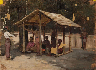 Scene in an Arab village - Jean Lulvs — artwork view