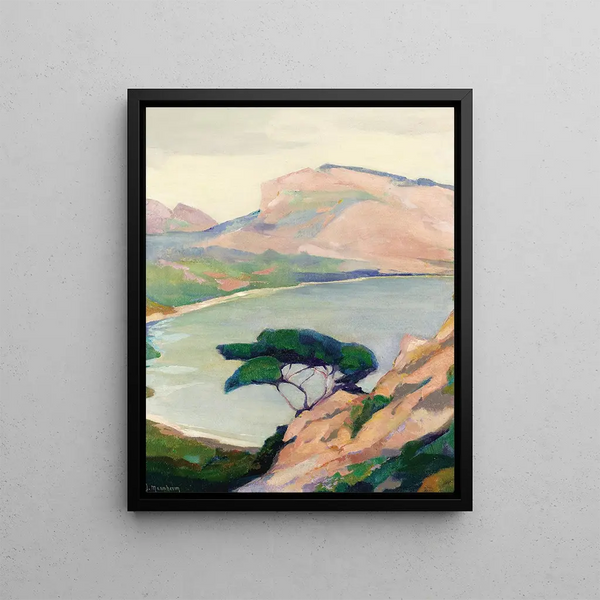 Côte du Carmel - Jean Mannheim — framed artwork on a wall