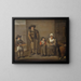 A Family of Peasants - Jean Michelin — framed artwork on a wall