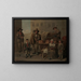 The bakers' cart - Jean Michelin — framed artwork on a wall