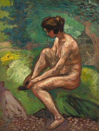 Jean Misceslas Peske - Nu au bord de la rivire.webp